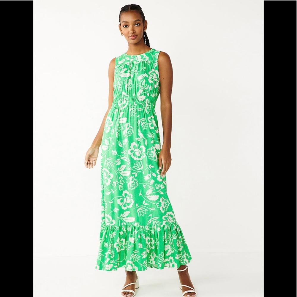 DRAPER JAMES RSVP Women’s Sleeveless Maxi Dress Size XS